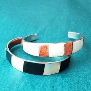 2/10$ Lot of 2 striped bracelets